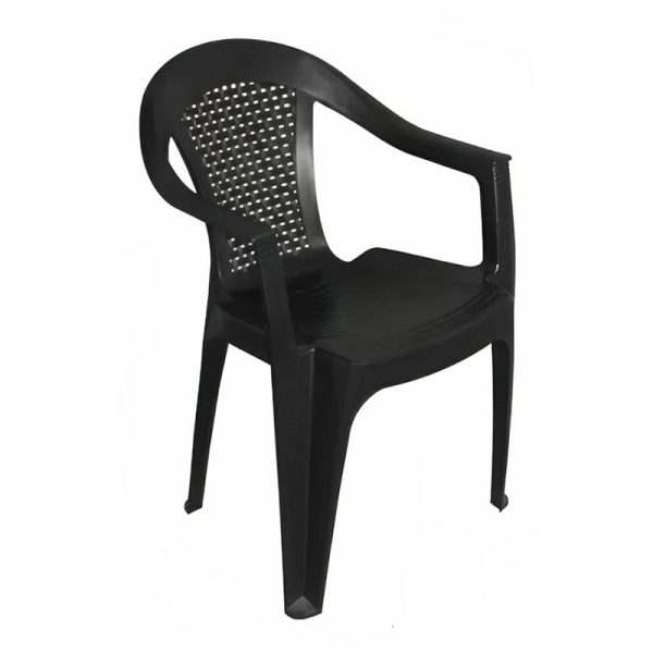 SILLON MASCARDI MAX GARDEN CON APOYABRAZOS NEGRO