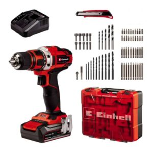 TALADRO INALAMBRICO EN KIT EINHELL TE-CD 18/40 Li + 68 (1x2