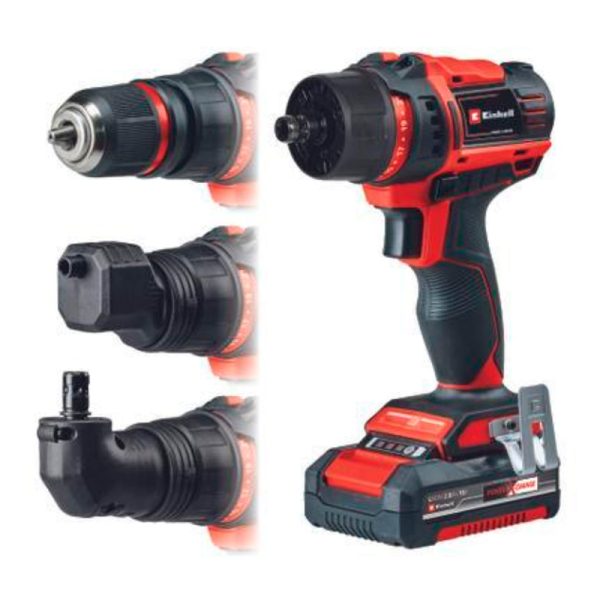 TALADRO INALAMBRICO EN KIT EINHELL TE-CD 18/45 3X-Li +22 1x2